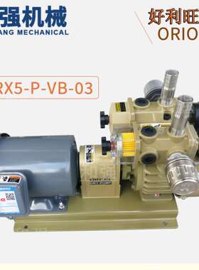 KRX5-P-VB-03真空泵无油石墨片干泵4叶片泵头耐磨碳片直连式结构