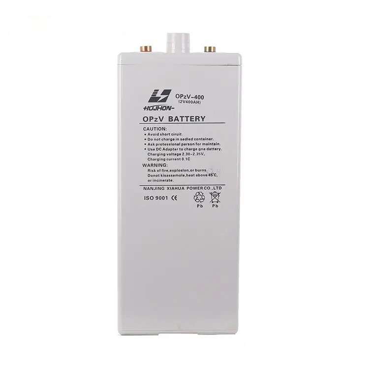 管式胶体蓄电池OPzV 2V 400AH 光伏储能电池基站备用电源汇众电池
