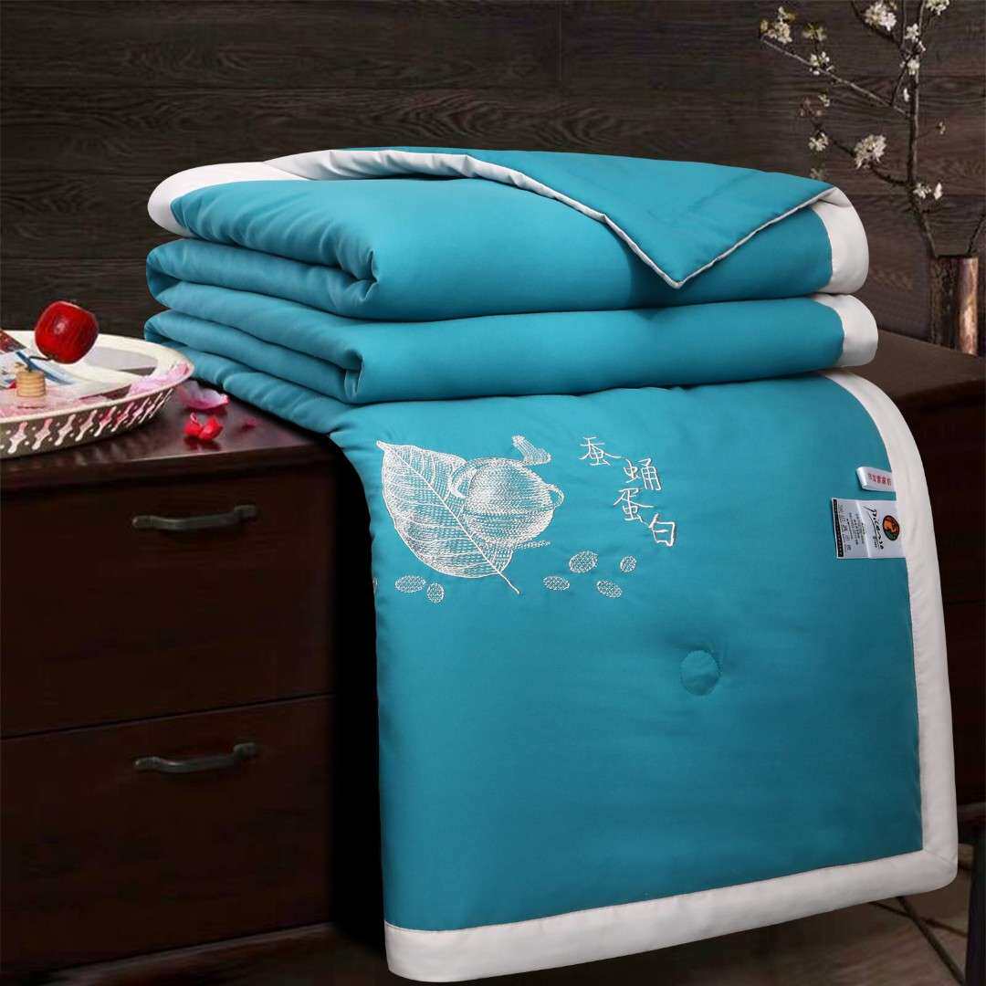 新款夏被厂家直销绒茧世家精美蚕丝蛋白被蚕丝夏被 透气轻盈