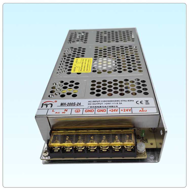 MH-200S-24单路输出电源24v 8.3a闽鸿黑马工业设备单组开关电源