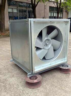 低噪声混流式风机箱 可配初中效过滤HLF-7A  15319m3/h  370Pa 3