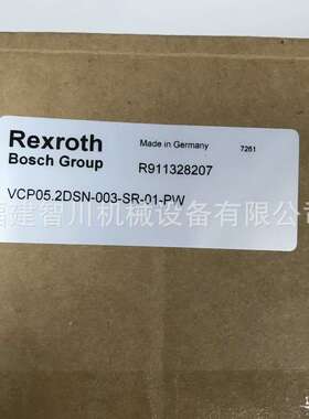力士乐 操作零件R911328207 VCP05.2DSN-003-SR-01-PW