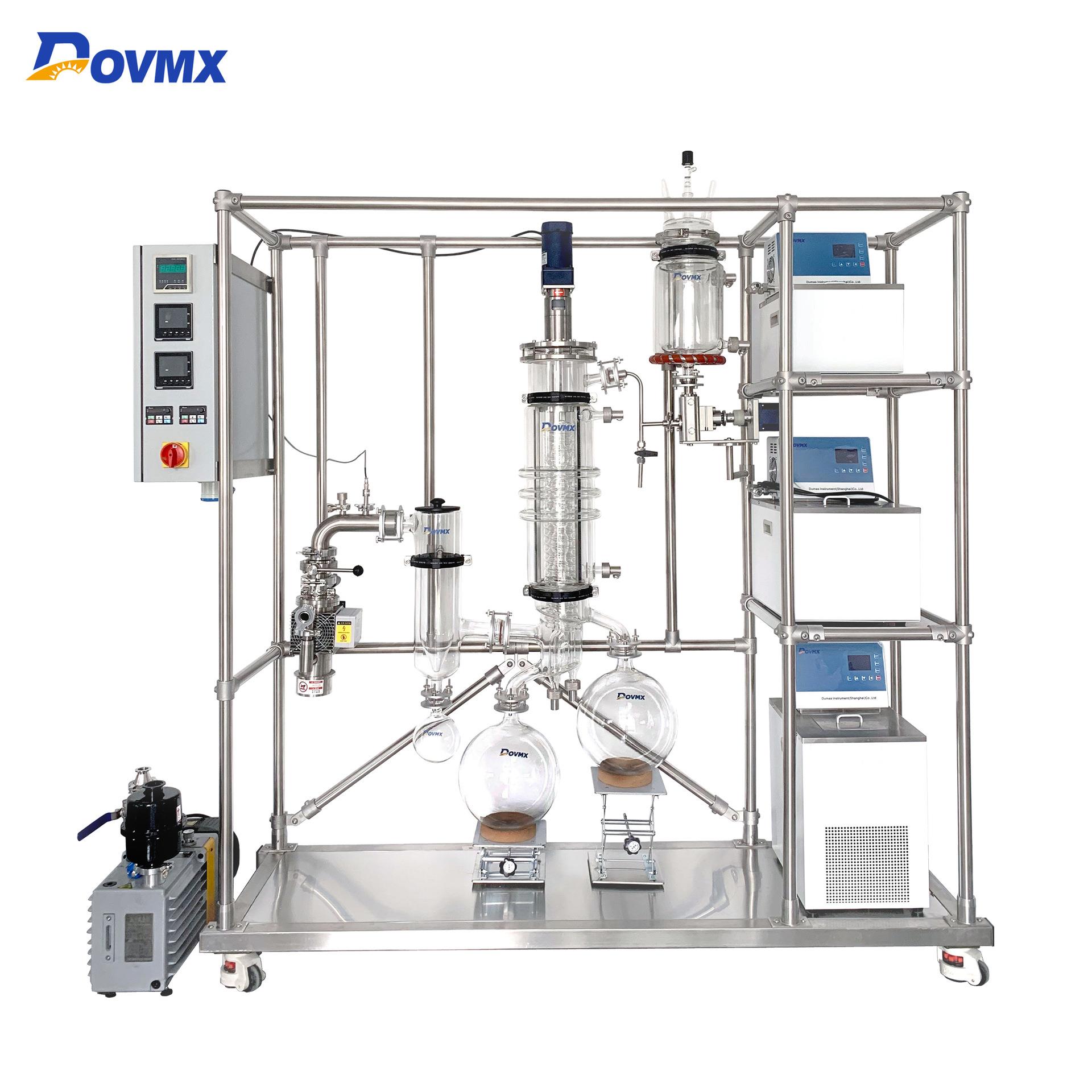 分子蒸馏高沸点物料分离装置短程蒸馏装置高粘度实验级FMD-100