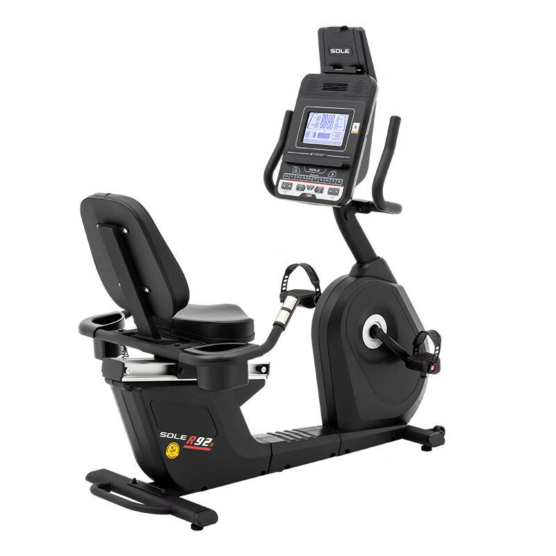 美国sole速尔R92S高端家用卧式健身车中老年人运动背靠式脚踏车