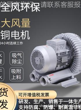 RB-8涡1燃D-式3垃圾处理助引风机5.5KW漩572气泵380V耐高温隔热风