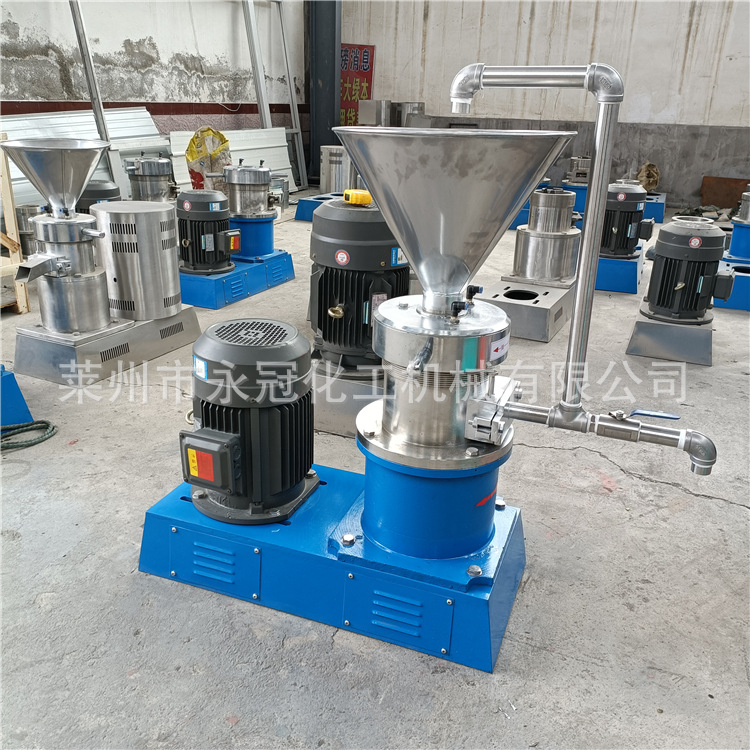 供应花生酱胶体磨食品级胶体磨鸡头鸭头胶体磨