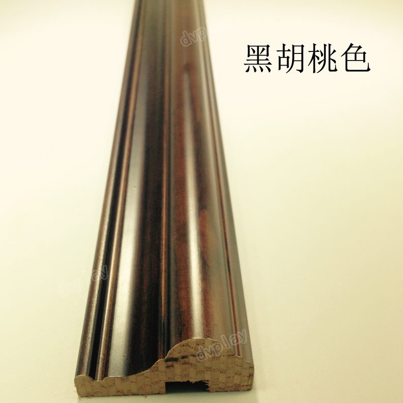 线条美式格烤漆9 分宽实木5白色腰线吊顶面欧式风背景墙4313 公