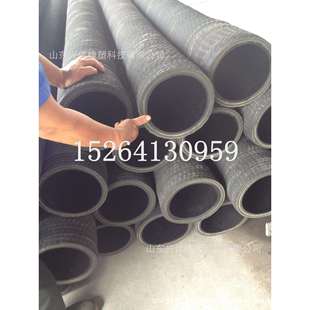 生产销售水泵用吸排水钢丝胶管 600mm法兰黑色钢丝橡胶管 DN150