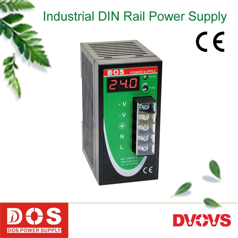 厂家EPR-50-24PV导轨式开关电源供应器DC24V2.1A电压数显质保三年