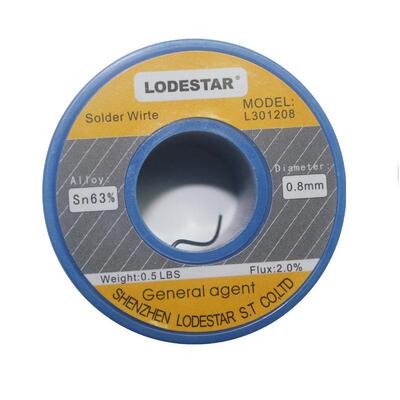 深圳乐达L301208含锡量63%焊锡丝200克 0.8mm锡线