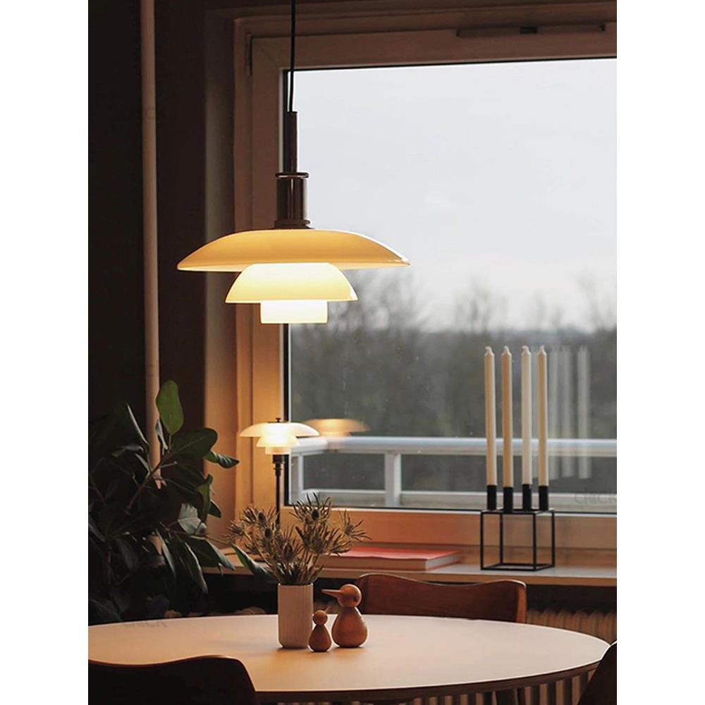 PH5吊灯餐厅灯设计师高端样板房吧台灯北欧圆桌餐桌灯创意岛台灯