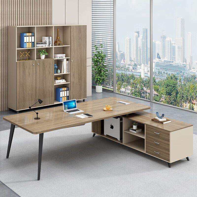 老板桌办公桌文件柜组合主管办公家具简约现代办公室桌子经理桌,电子元器件市场,其它元器件,淘宝优惠券,粉丝福利购,淘宝优惠卷