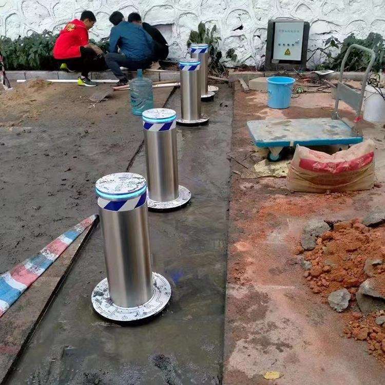 厂家直供 升降柱 液压不锈钢升降路桩 液压防撞路障