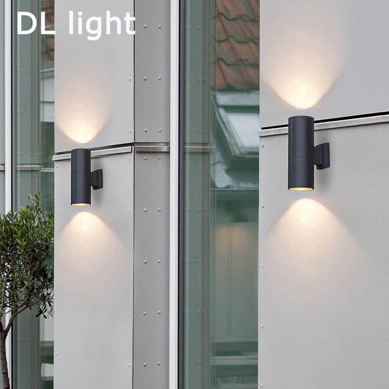 防水户外壁灯双头射灯酒店室外墙照明卧室客厅装饰别墅走廊庭院灯
