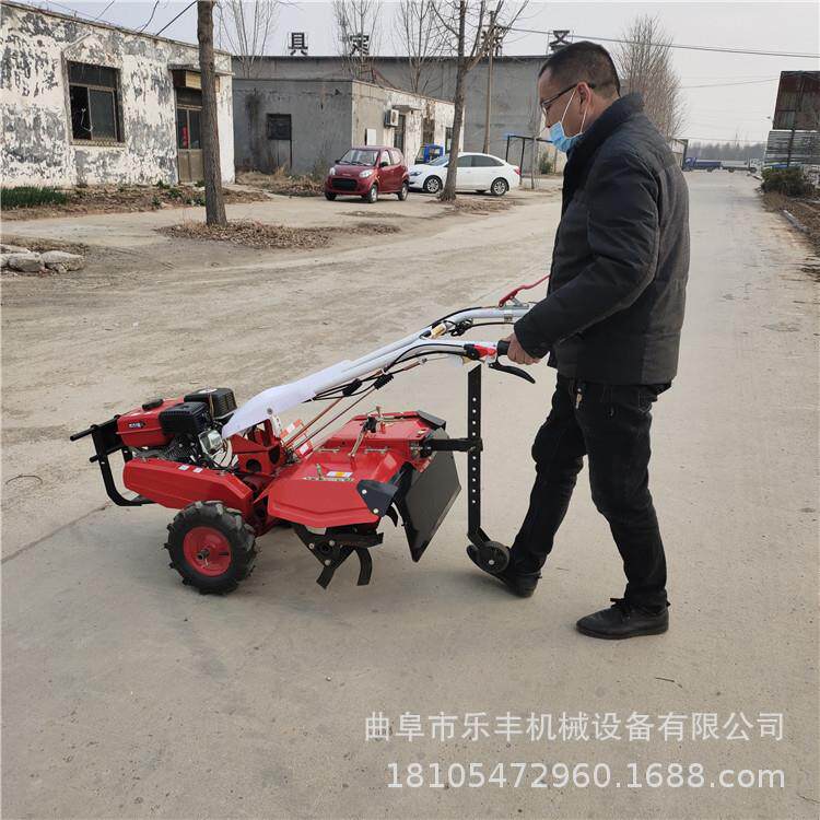 多功能柴油四驱微耕机 电启动开沟犁地机价格 汽油柴油微耕机