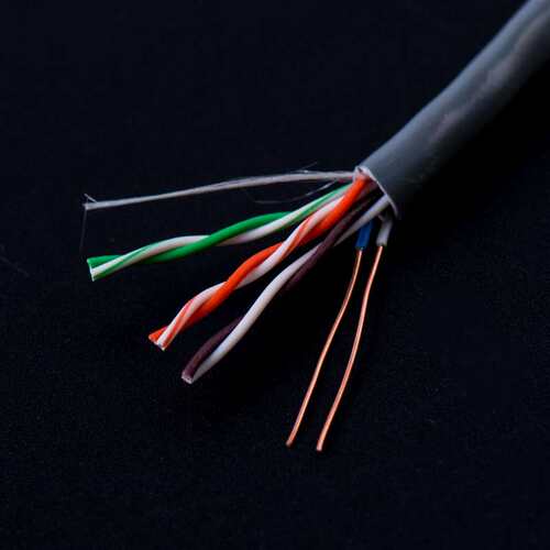 超五类网线cat5eA40 240/270/300M  灰色utp网络线工程八芯监控