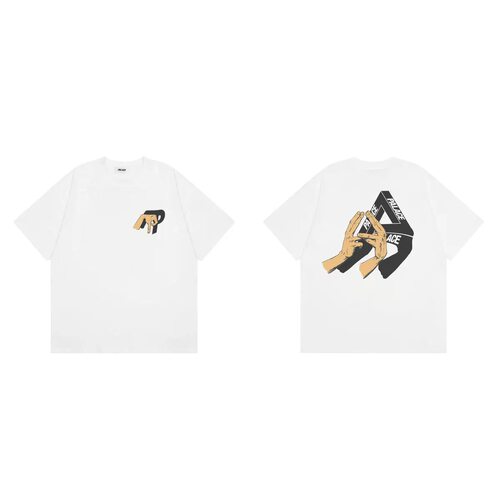 PALACE 经典款手指几何三角Logo印花短袖