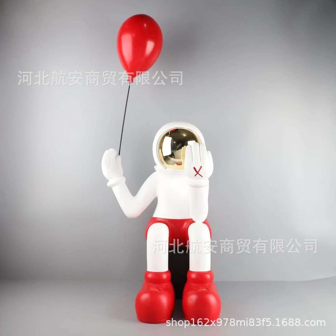 现代简约创意树脂雕塑摆件样板房售楼处大厅电视柜饰品落地工艺品