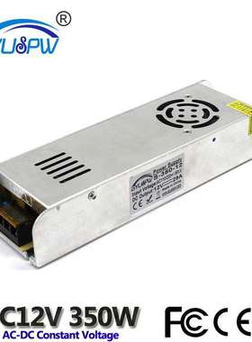 12V350W灯箱电源 DC12V29A长条电源 LED灯条模组安防监控电源