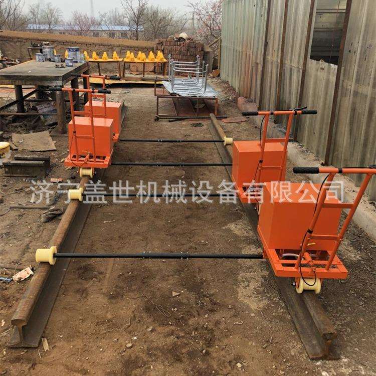 简易小车钢轨涂油器 手推钢轨螺栓涂油机 轨道涂油器