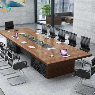办公家具会议桌椅组合长桌开会办公桌公司会议室桌椅简约