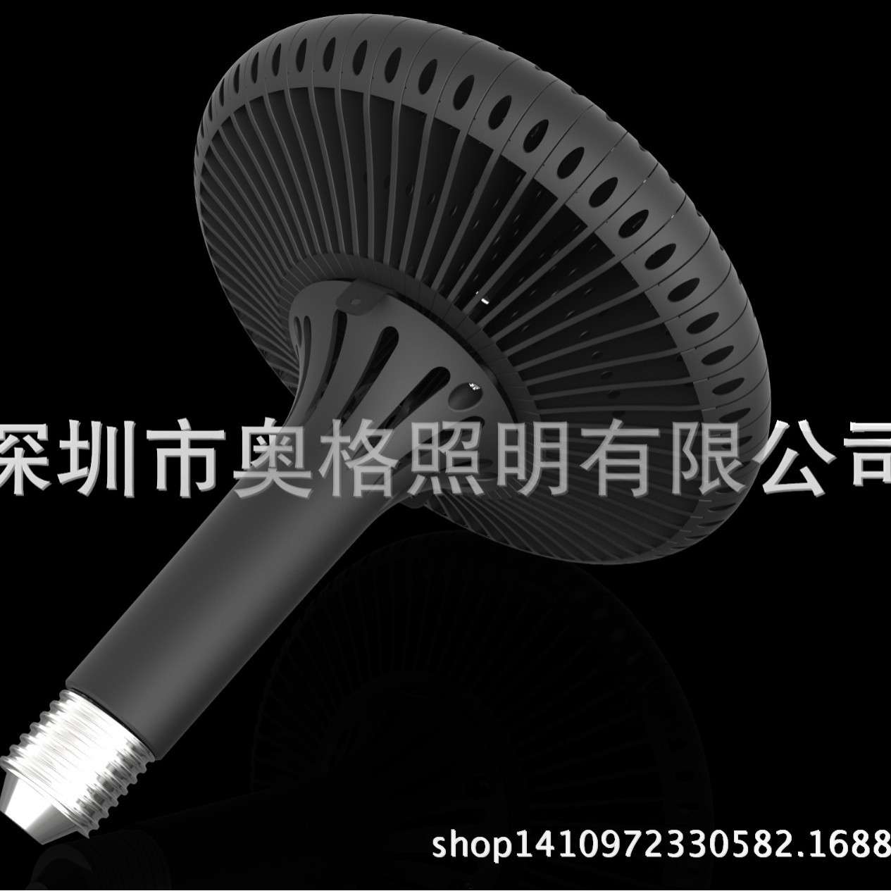 UFO工矿灯led厂房灯车间仓库停车场工业照明100W150W天棚灯E40