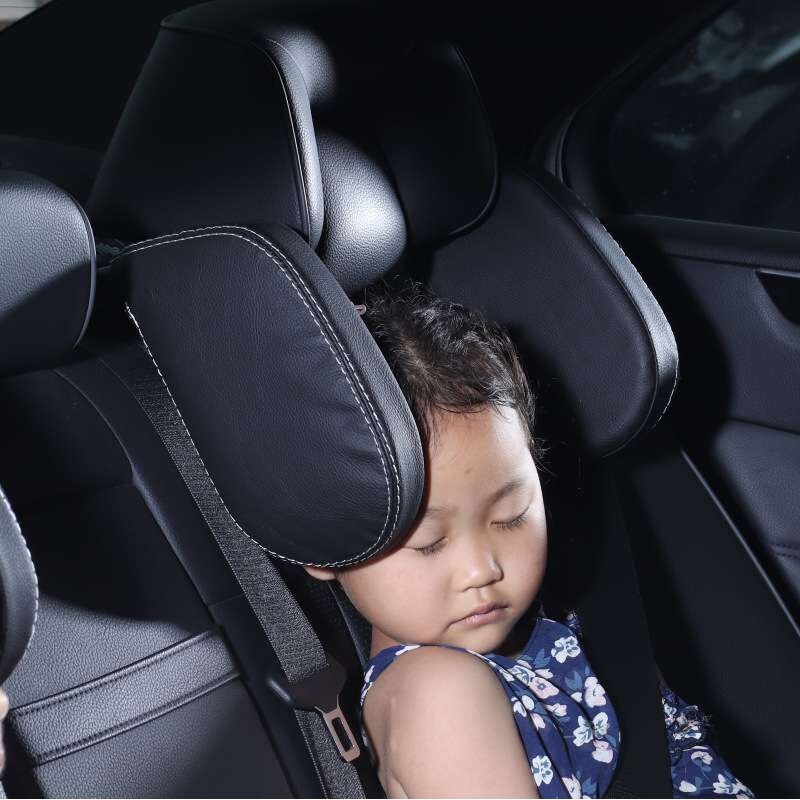 汽车头枕工厂皮款儿童防撞枕车用座椅侧靠头枕汽车护颈枕头枕靠枕