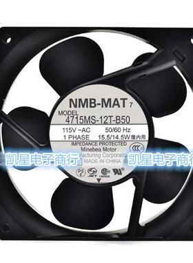 11938MB-A1N-EA 原装NMB4715MS-12T-B50 12038/110V 机床散热风扇