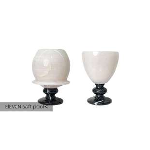 中古森系高脚花瓶样板间售楼处客厅餐桌烛台摆件酒店桌面插花装饰