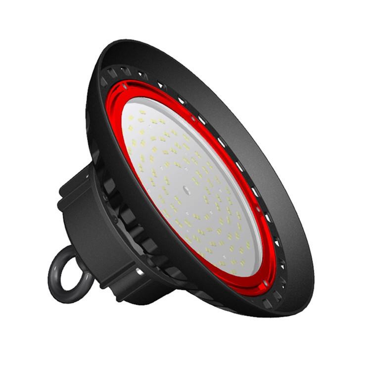 LED 工矿灯 ufo外壳套件 200w黑色圆形飞碟灯套件 压铸灯具配件