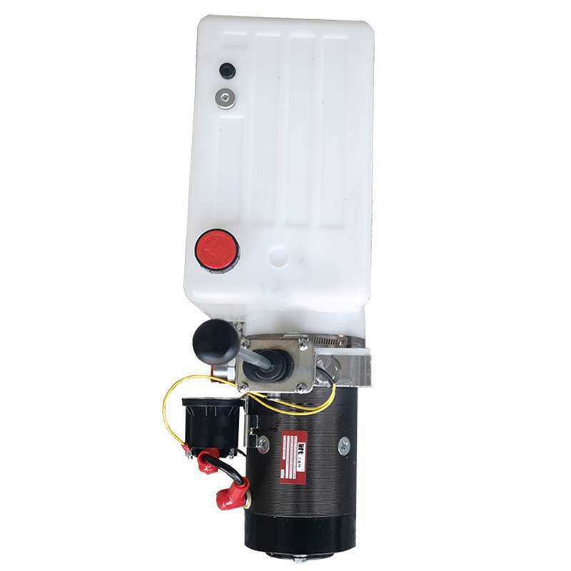 半电动堆高车 12V1.6KW液压动力单元总成 手推杆熟料油箱提升电机