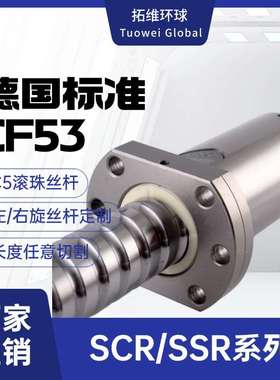 工厂 滚珠丝杆SCR1204旋铣C5精度CF53标准