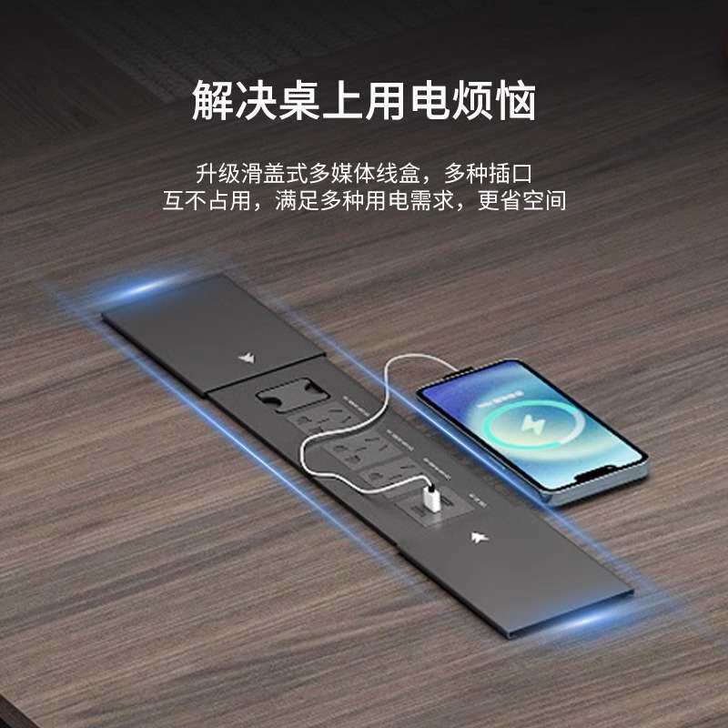 双柜老板桌办公桌椅组合高档总裁主管经理桌简约现代办公室大班台