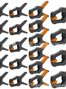 20件套混装木工夹，10pcs 3英寸，6pcs 4英寸，4pcs 6英寸