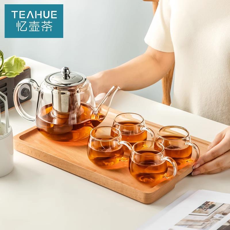 忆壶茶电陶炉煮茶壶家用茶壶套装围炉煮茶玻璃壶耐高温烧水壶茶具