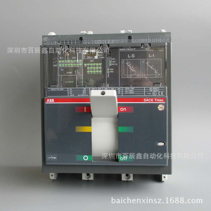 10085071原装ABB断路器，T5S400 PR222MP R400 FF 3P
