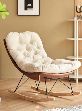 7K摇椅家用轻奢懒人休闲椅客厅阳台摇摇椅大人单人沙发躺椅