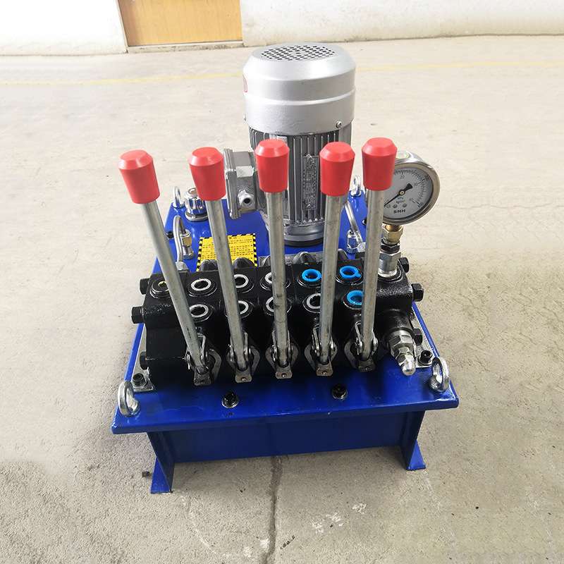 电动泵站DBS2D/5A一拖五油缸 工程用柱塞式电动 液压泵站