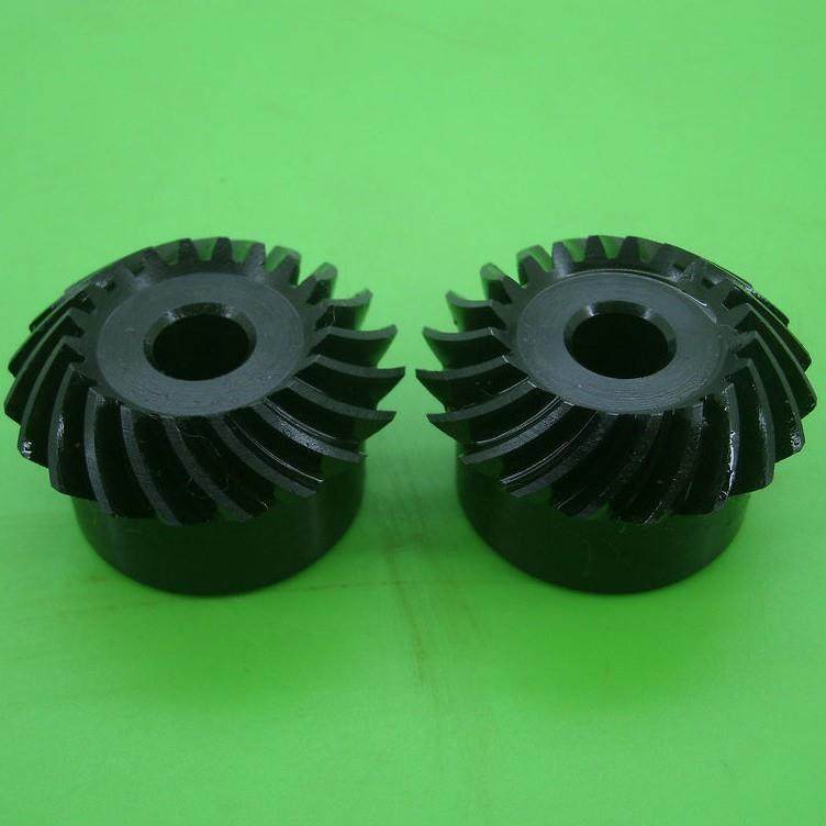 精密级高转速大扭矩2模20齿螺旋锥齿轮数控机床配件打标机专用
