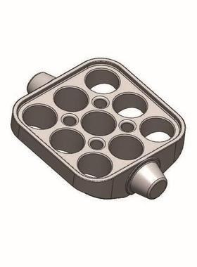 赛洛捷克SCILOGEX 19400045 3-7ml 9孔安装块