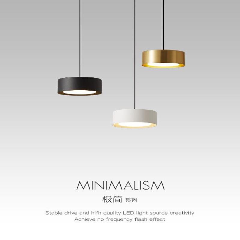 设计师款北欧创意餐厅吧台亚克力灯具极简设计卧室床头吊灯