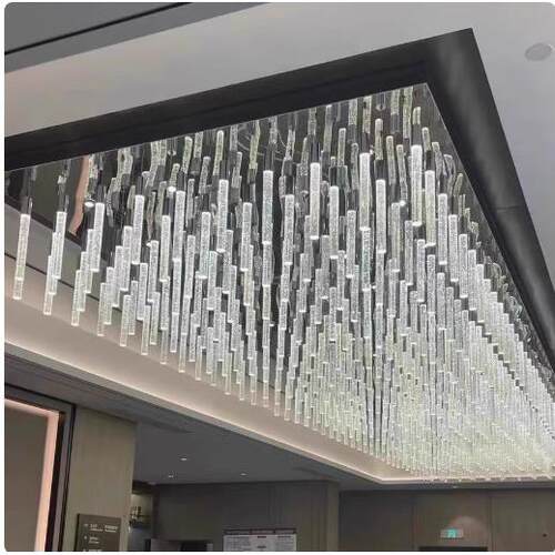 轻奢楼梯吊灯水晶挑空旋转楼梯间loft公寓别墅复式楼极简吸顶吊灯
