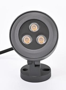 新款工程用圆形投光灯楼梯亮化滨江公园景观照明LED投射灯