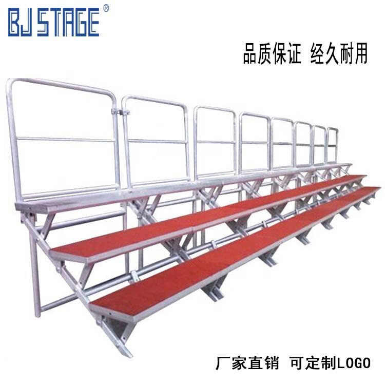 直销铝合金合唱台三层合唱台学校折叠合唱台移动折叠合唱台台阶