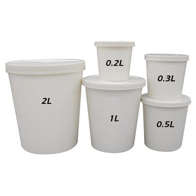 调漆杯油漆罐塑料杯涂料调色杯密封带盖油漆桶 Paint Mixing Cup