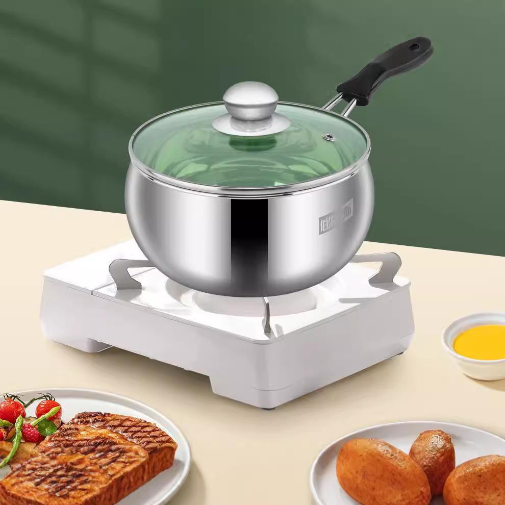 伯尔尼斯 臻尚单柄明珠奶锅BENS-98奥氏体不锈钢16cm