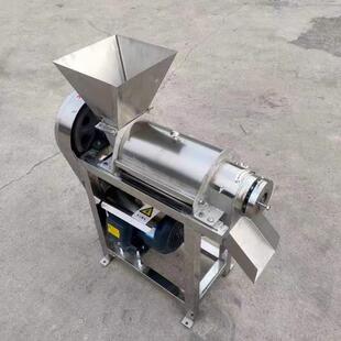 小麦草榨汁机 大型青汁挤压榨汁设备 菠菜萝卜冬瓜1.5吨螺旋压榨