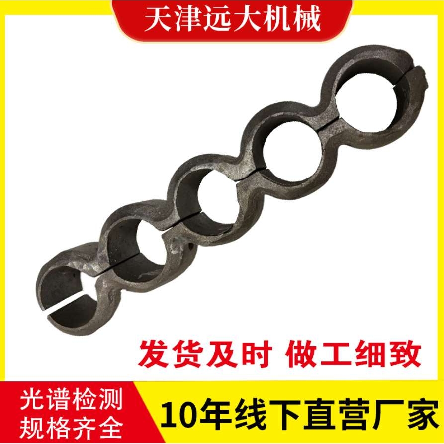 现货 锅炉管道管夹铸造耐磨耐高温水冷壁管夹不锈钢过热器保温