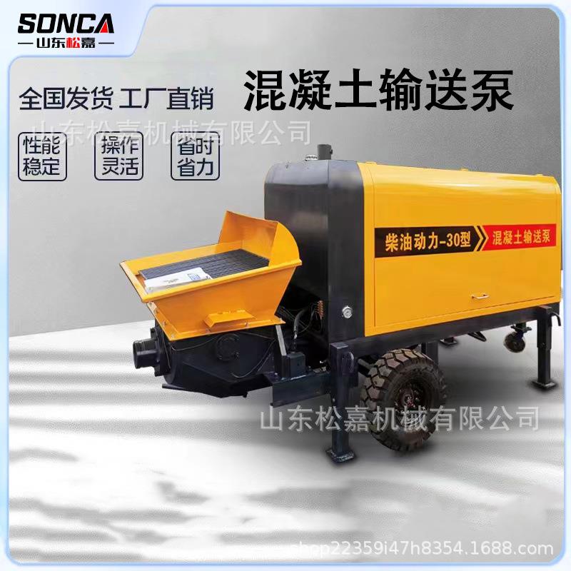 二次构造柱泵上料机混凝土输送泵二次结构浇筑泵小型细石砂浆地泵