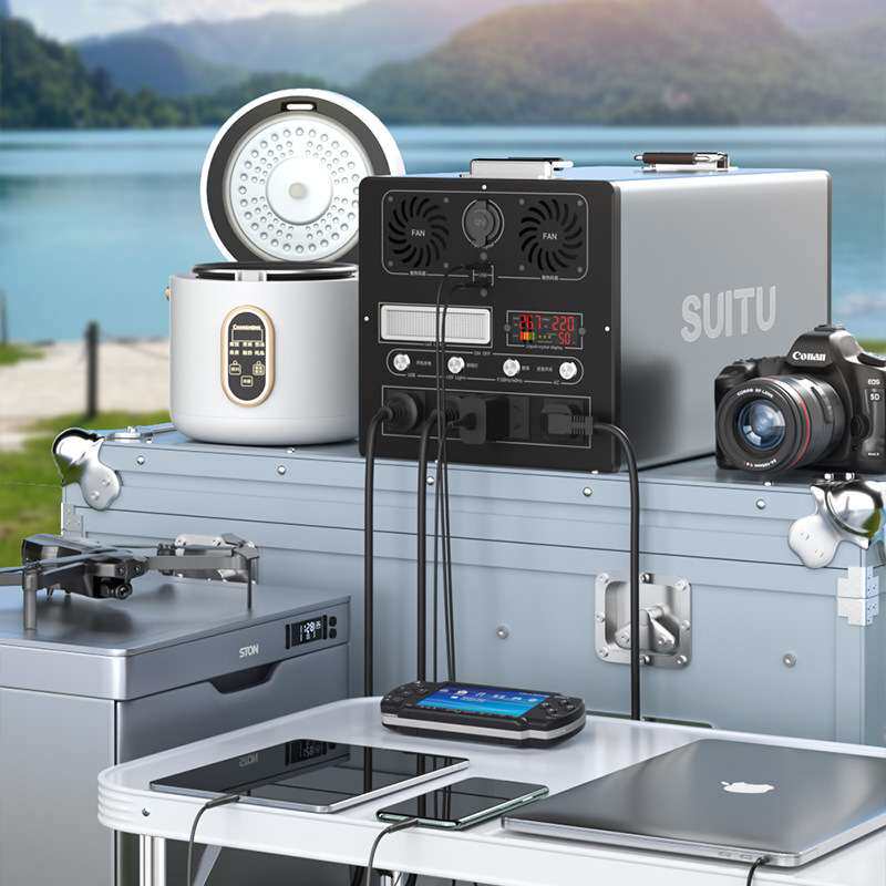 随途户外储能套装2500W户外数码充电户外电源露营自驾游电源储存